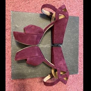 SOLD Raspberry Vanita Via Spiga Heels